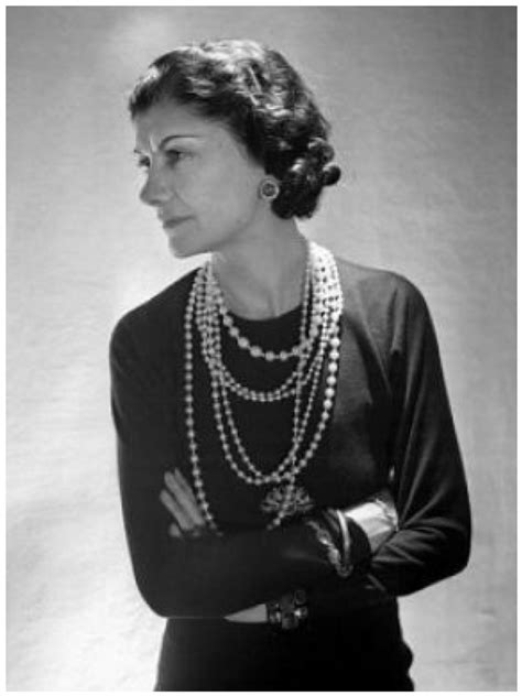 coco chanel from|Coco Chanel herself.